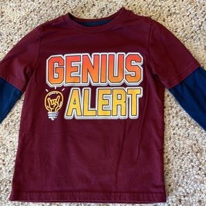 Boys long sleeve graphic top